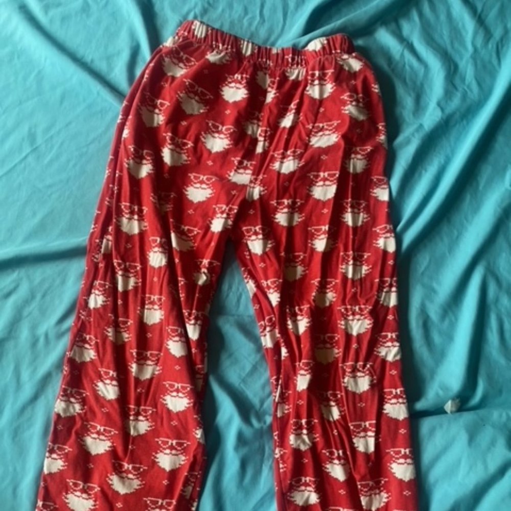 Mens Red Sants Pajama Pants Small